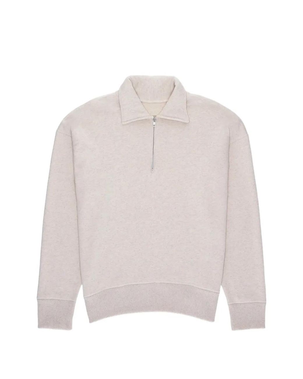 Fortela White Idaho Zip Sweatshirt for men