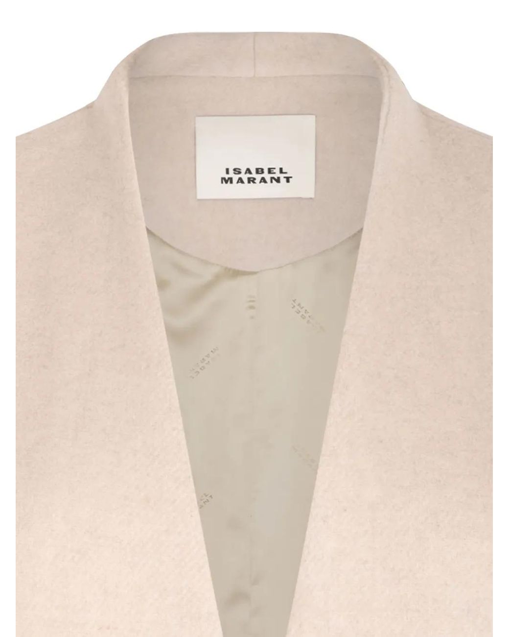Isabel Marant Natural Wool Coat