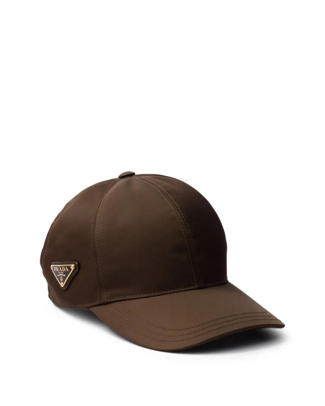 Prada Brown Re-Nylon Baseball Cap