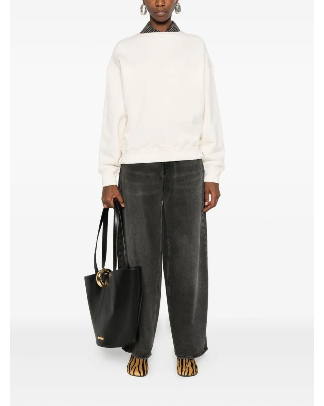 6397 Gray Five-Pocket Jeans