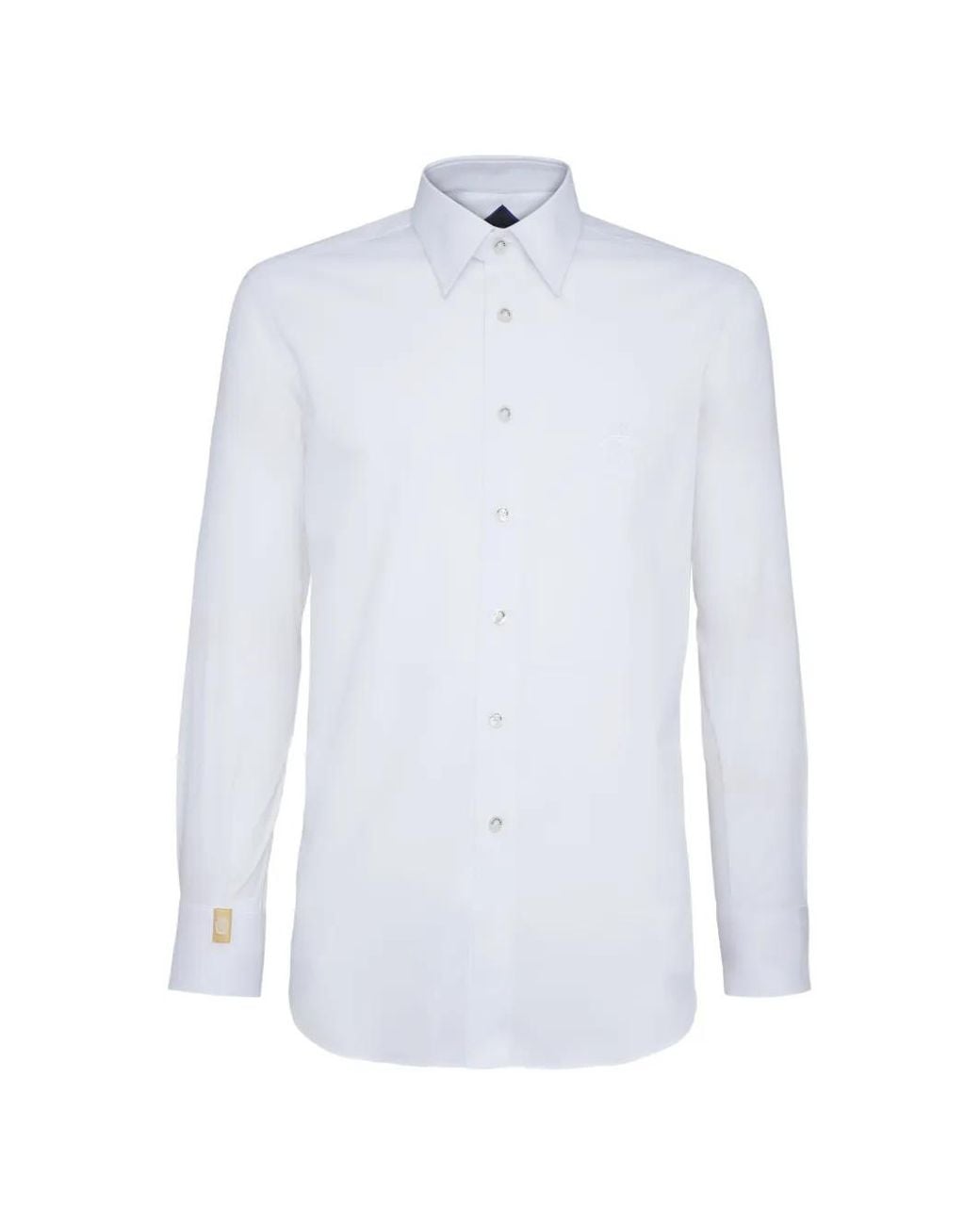 Billionaire White Chemise À Manches Longues for men