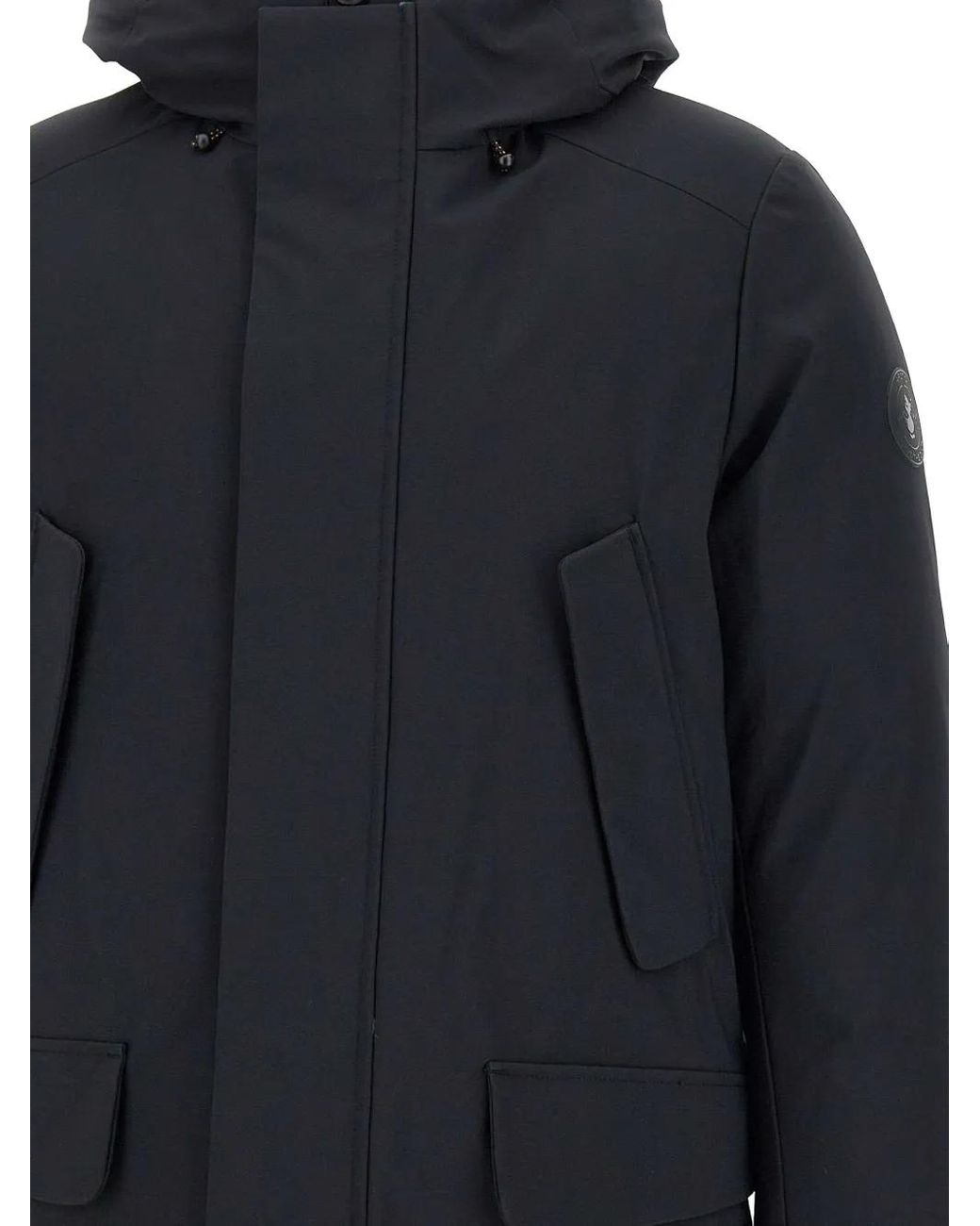 Save The Duck Blue Mod. Wilson Hooded Padded Coat for men