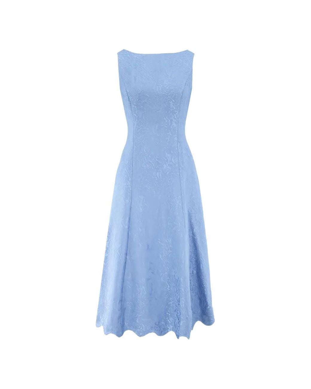 Sachin & Babi Blue Alice Sleeveless Midi Dress