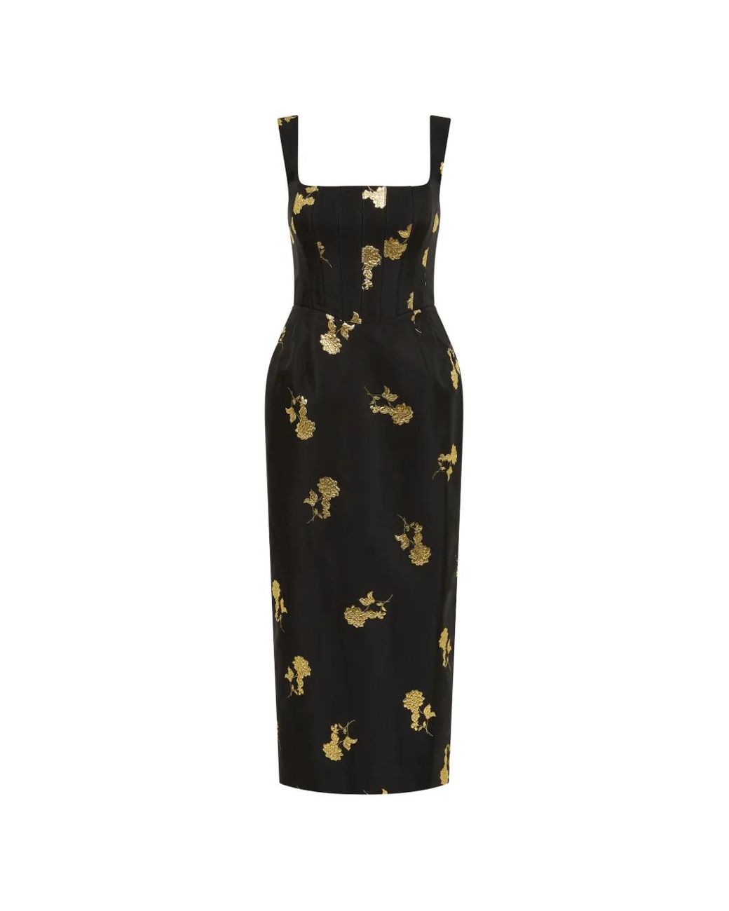 Rebecca Vallance Black Mariya Midi Dress