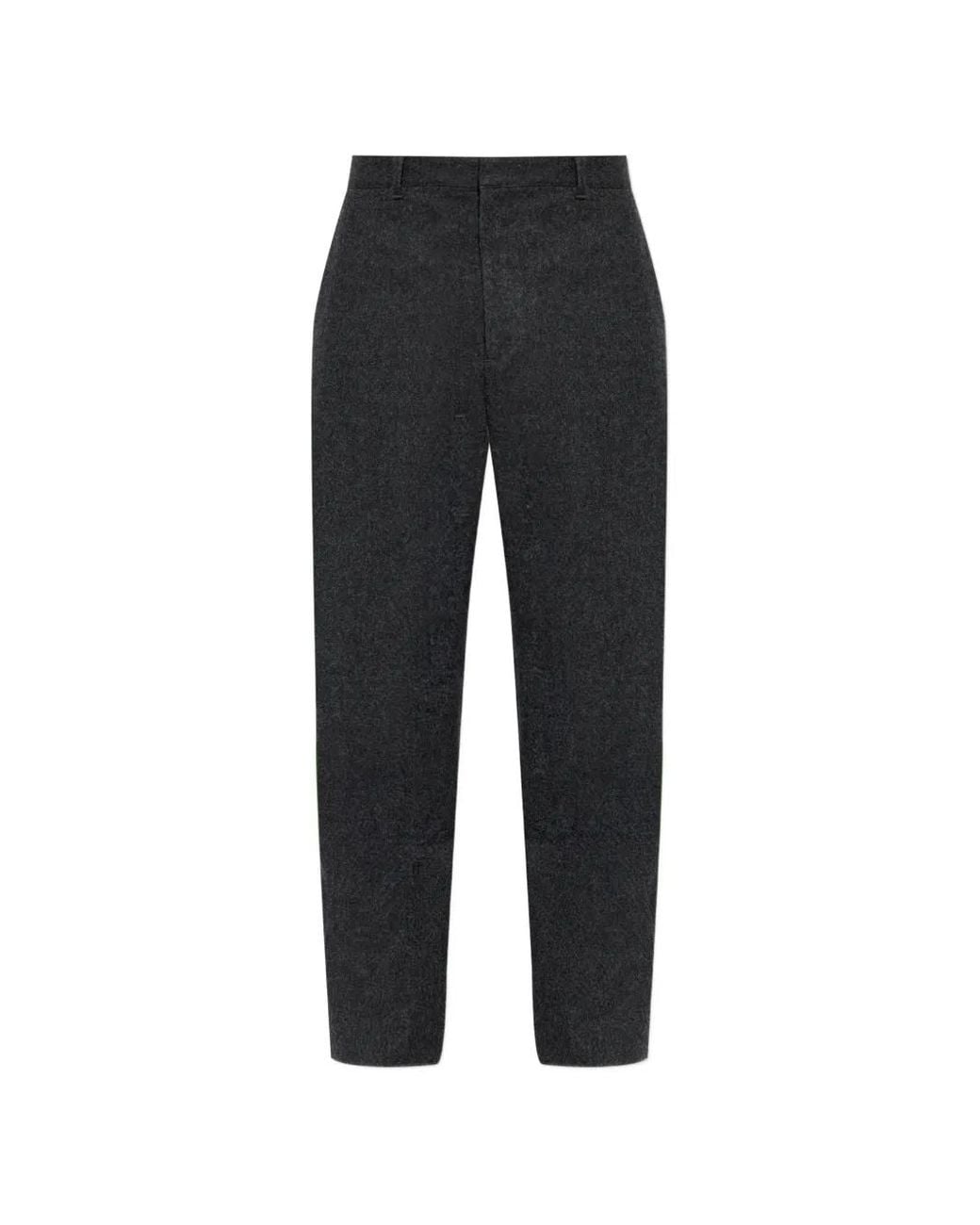 Jil Sander Black Straight-Leg Wool Trousers for men