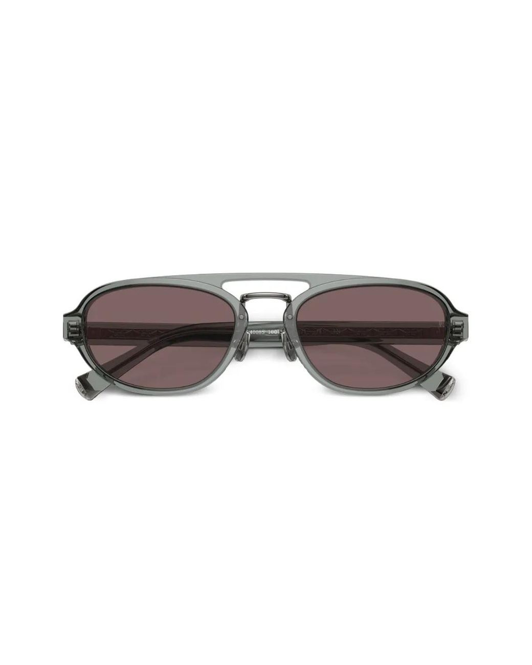 Brunello Cucinelli Brown Bc4008S Oval-Frame Sunglasses