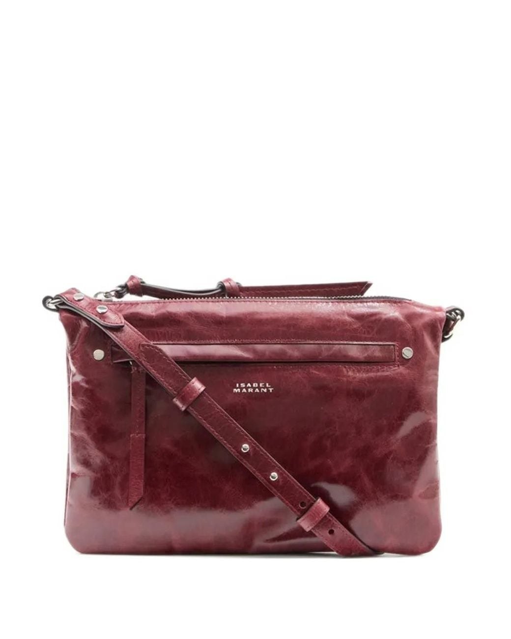 Isabel Marant Red Winna Leather Bag