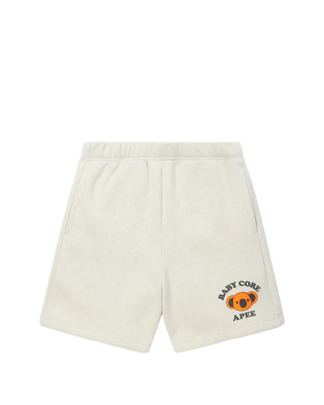 A Bathing Ape White Graphic Detail Shorts