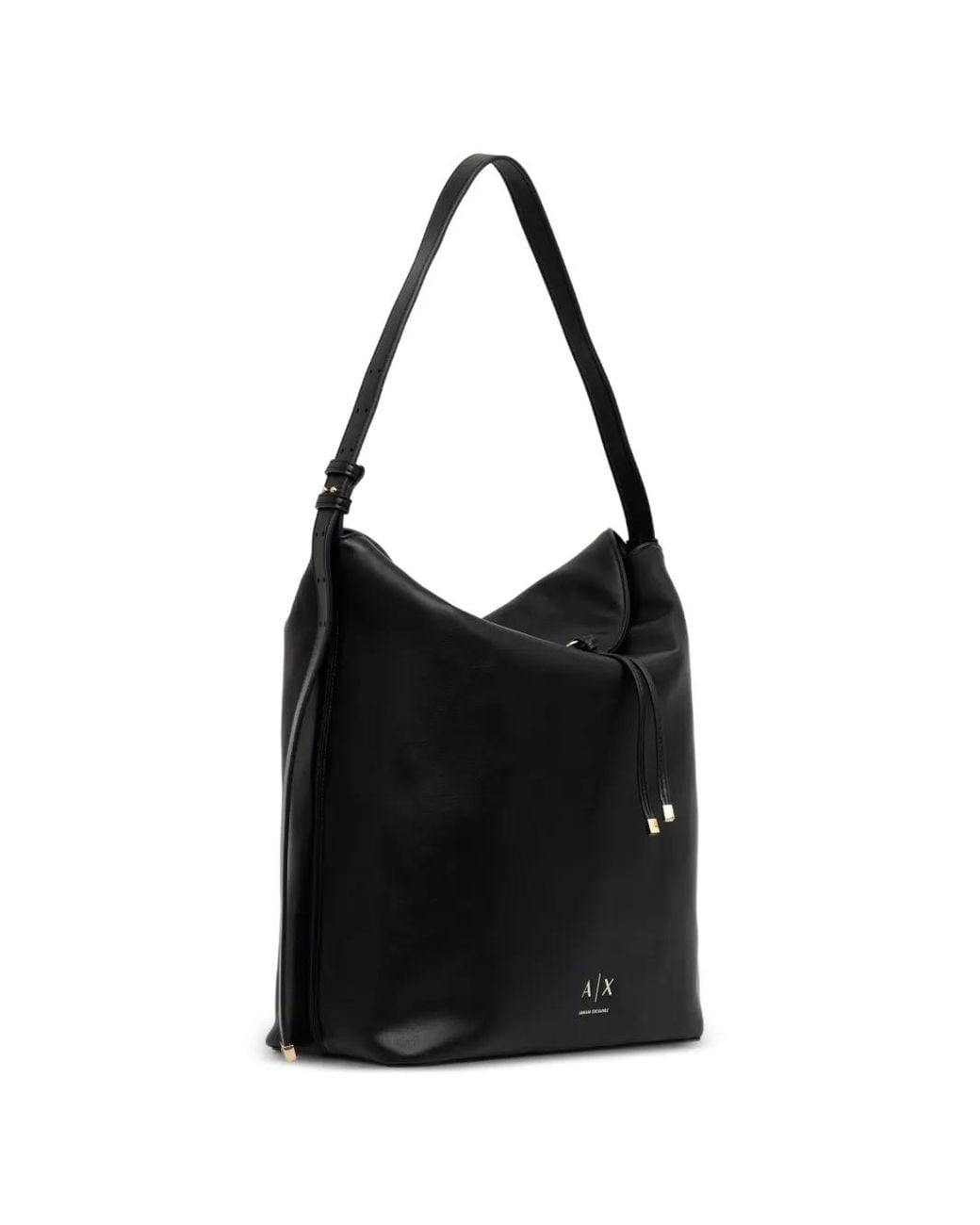 Borsa A Spalla Con Applicazione di ARMANI EXCHANGE in Black