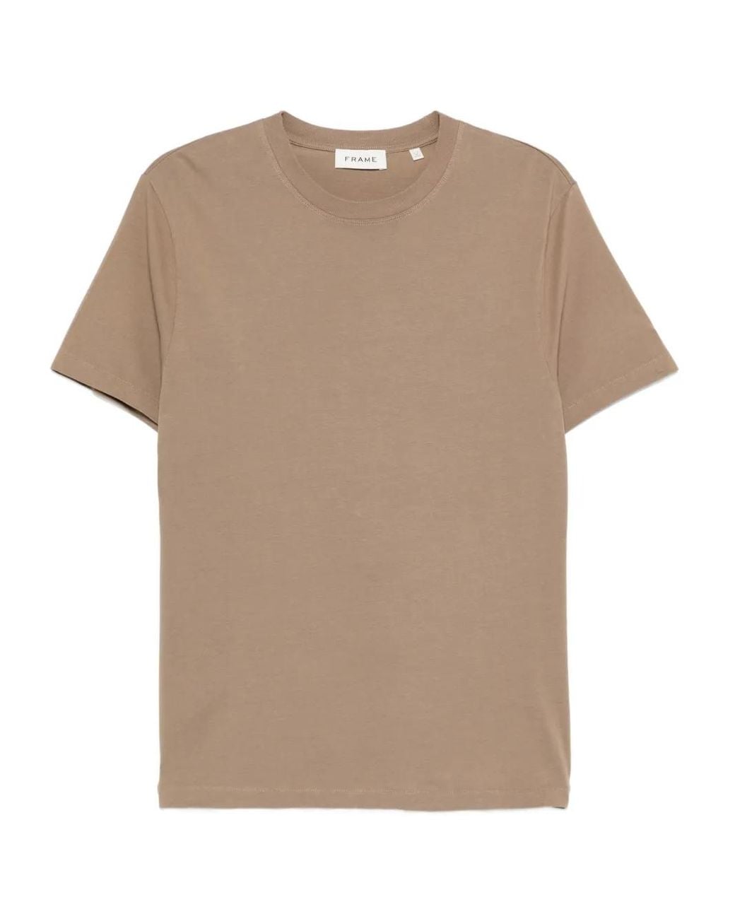 FRAME Natural Short Sleeve T-Shirt for men