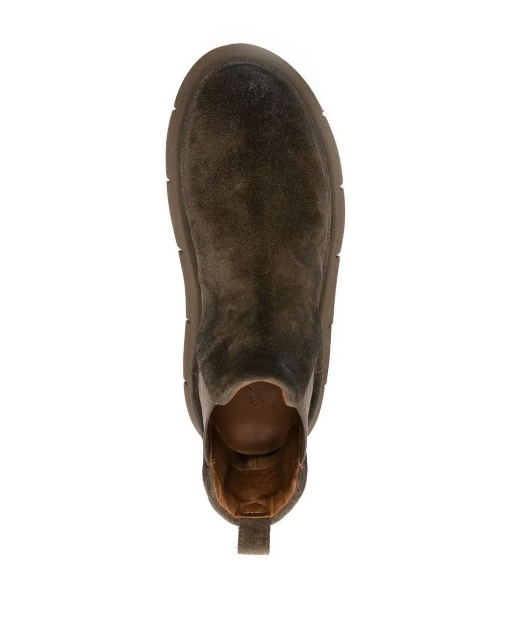 Marsèll Brown 30Mm Intagliata Suede Chelsea Boots