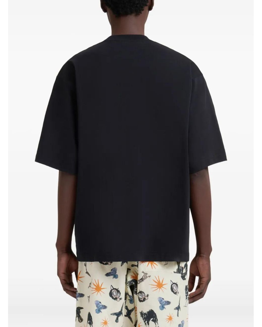 Logo Patch T-shirt Marni pour homme en coloris Black