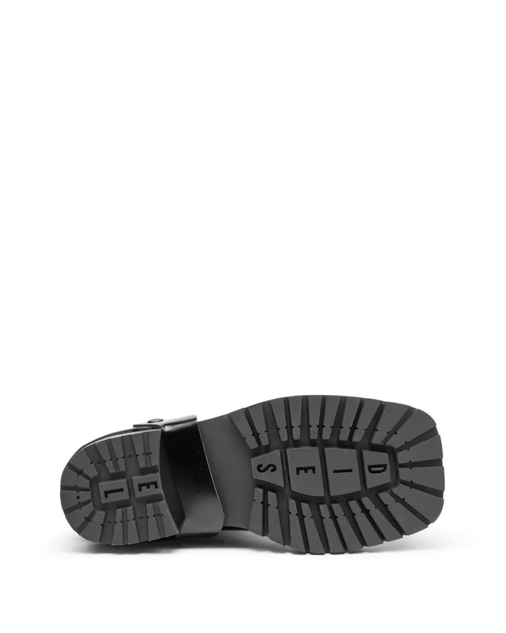 メンズ DIESEL Texan Ch レザーブーツ ブラック | Lyst