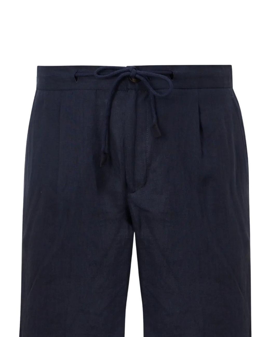 Gran Sasso Blue Linen Shorts for men