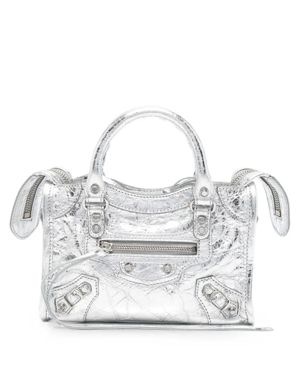 Balenciaga White Le City Nano Bag