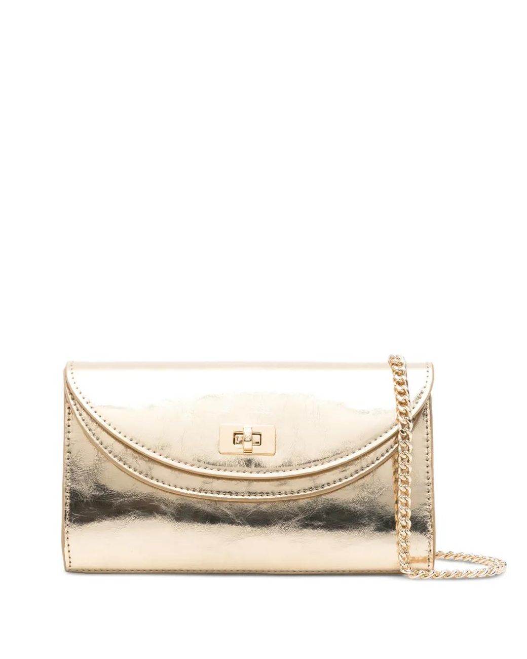 Sandro Natural Pochette À Bride En Chaîne