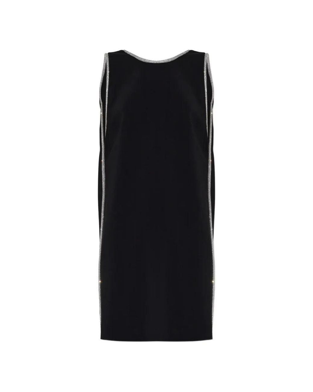 Sportmax Black Talco Crystal-Embellished Mini Dress