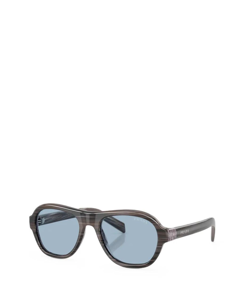 Prada Gray Shadowplay Sunglasses for men