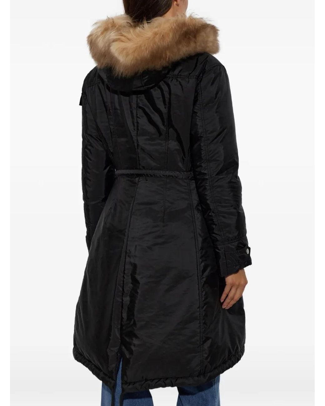 Parka Moustique Con Capucha Moncler de color Black