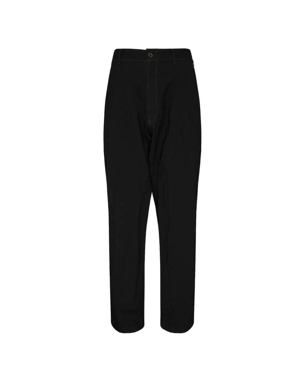 Comme des Garçons Black Straight-Leg Patch-Pocket Trousers for men