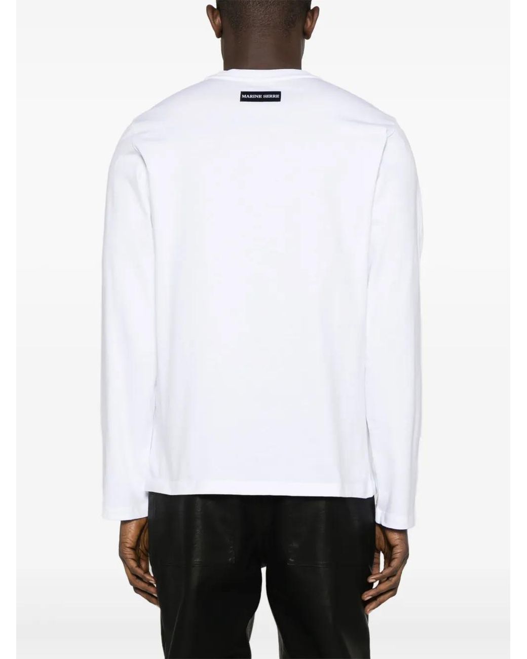 MARINE SERRE White T-Shirt for men