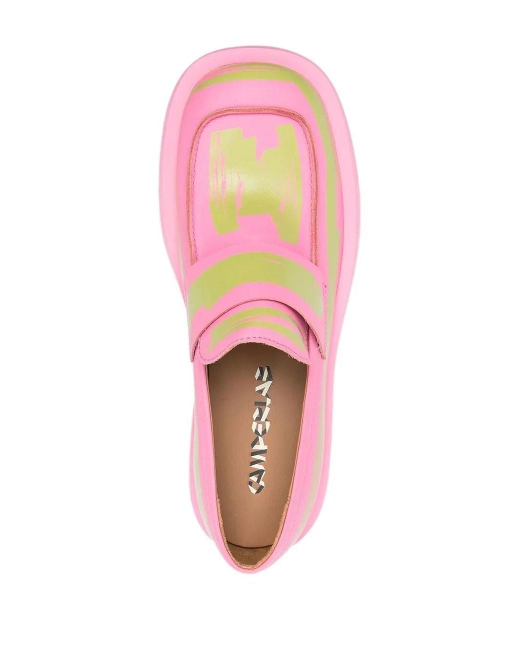 CAMPERLAB Pink Mil 1978 Leather Loafers