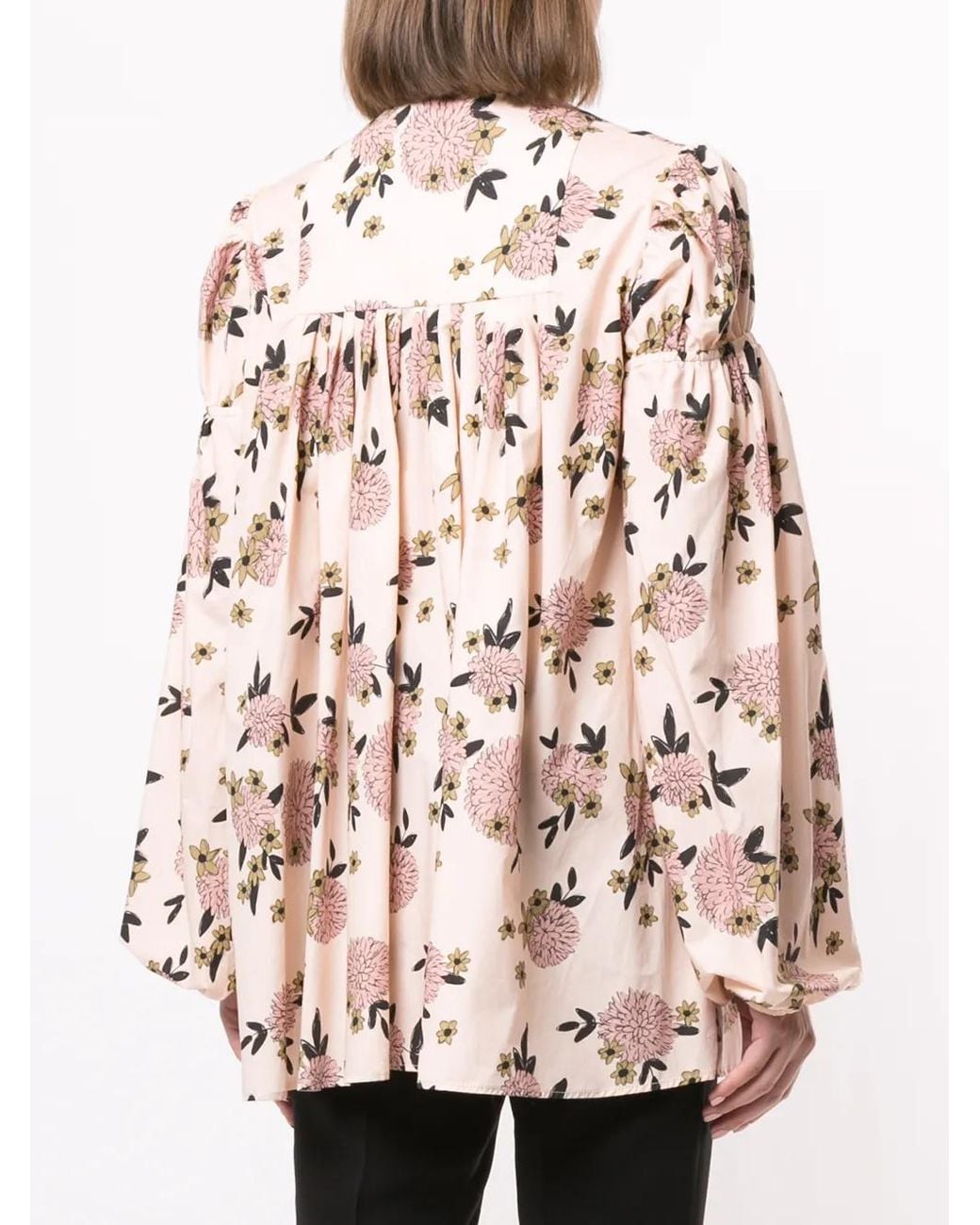 Macgraw Natural Hibernation Floral Print Blouse
