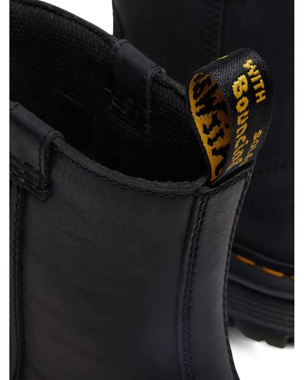 Dr. Martens Black Leather Ankle Boots