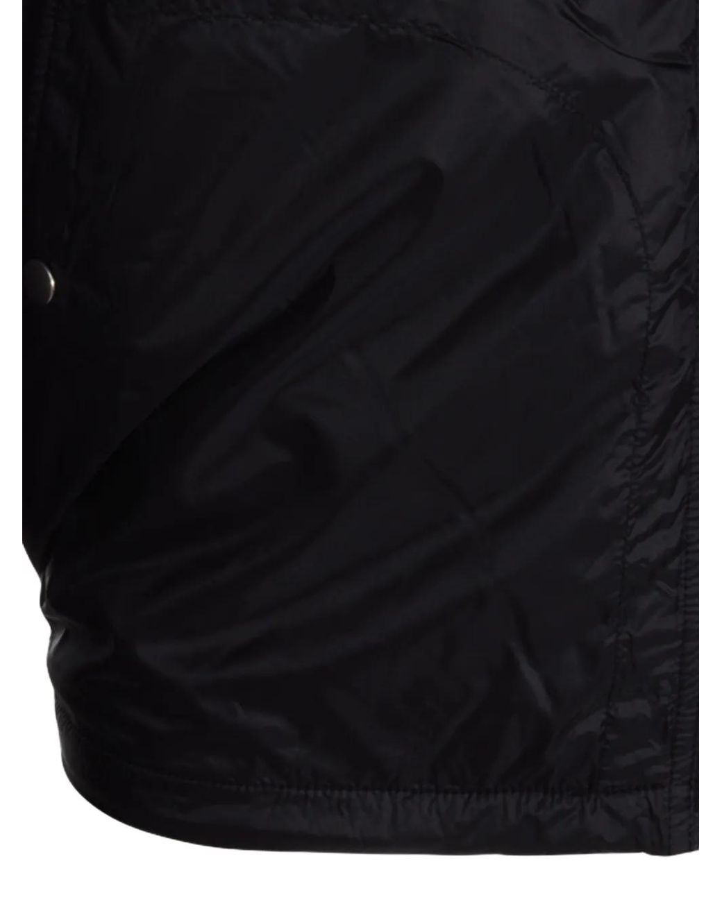 Rick Owens Black Hooded Zip-Up Jacket for men