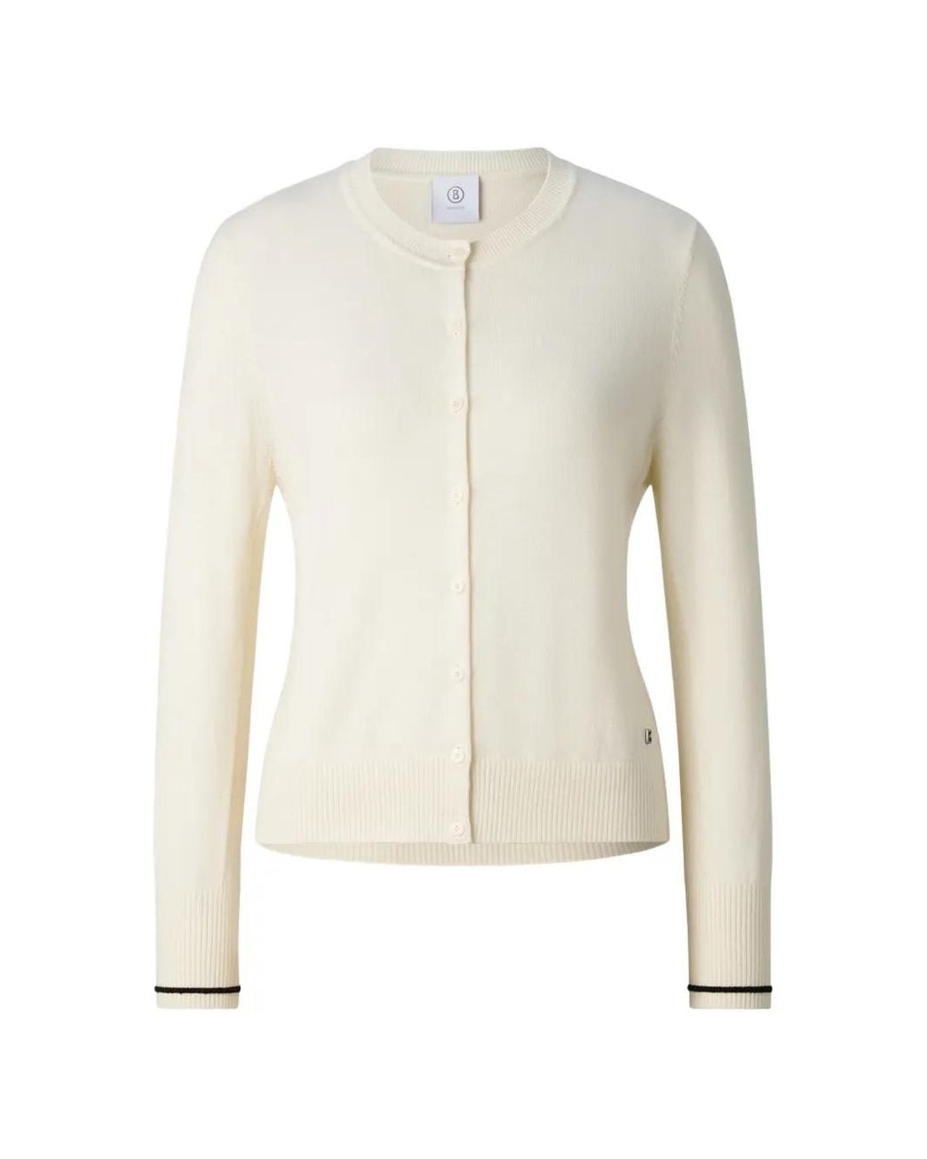 Bogner White Azou Button-Up Cardigan
