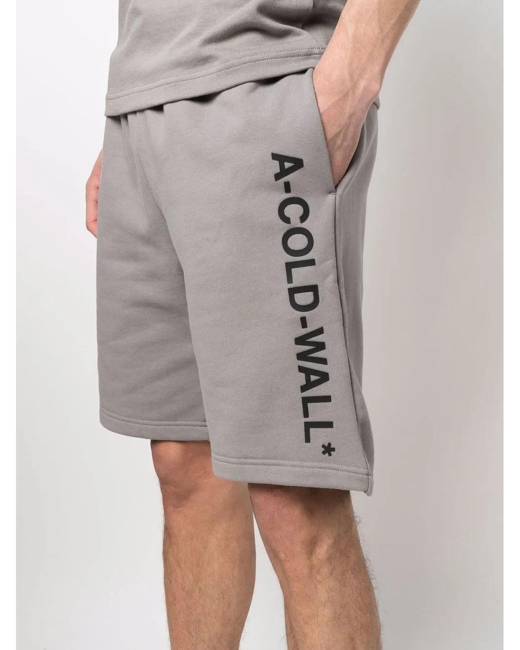A_COLD_WALL* Trainingsshorts Met Logoprint in het Gray voor heren