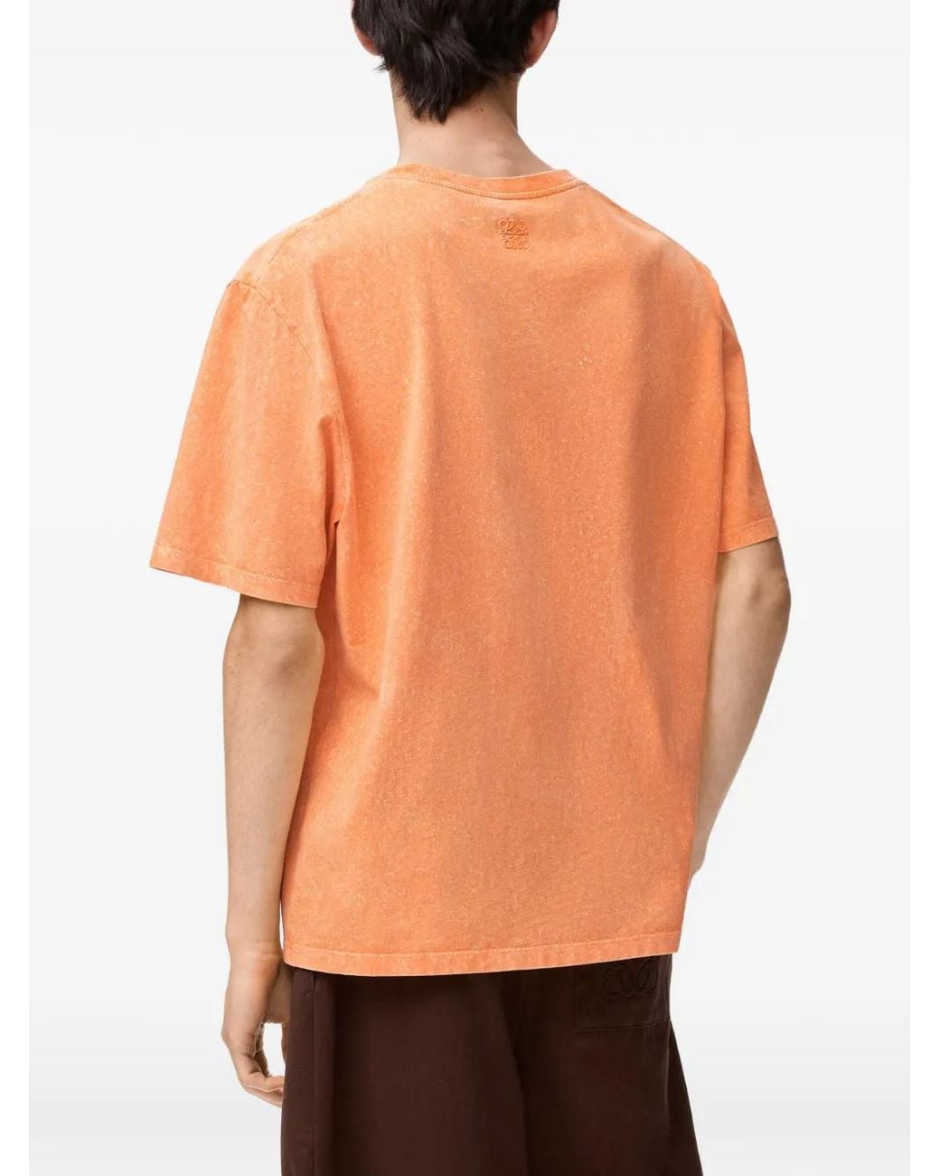 Loewe Orange Loose Fit T-Shirt for men