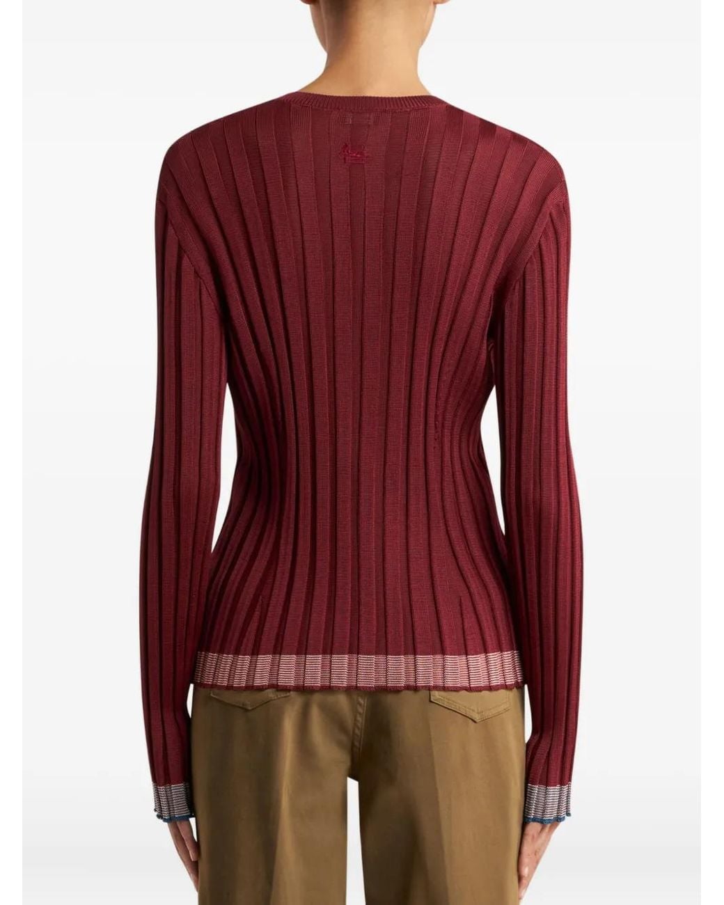 Etro Red Qaudri Shirt