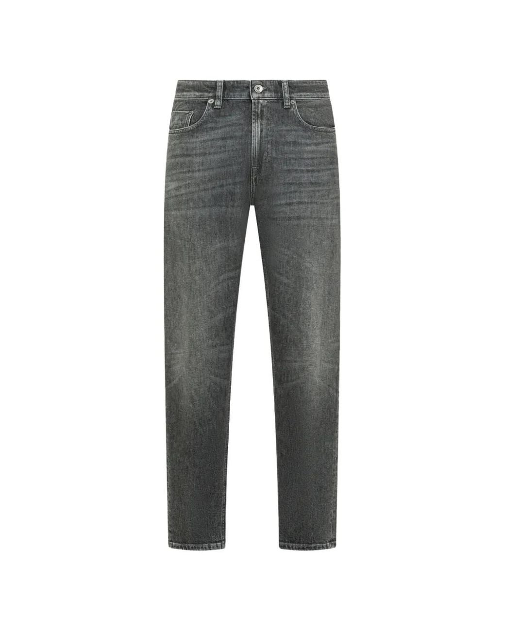 Seventy Gray Venezia Faded Whiskered Jeans for men