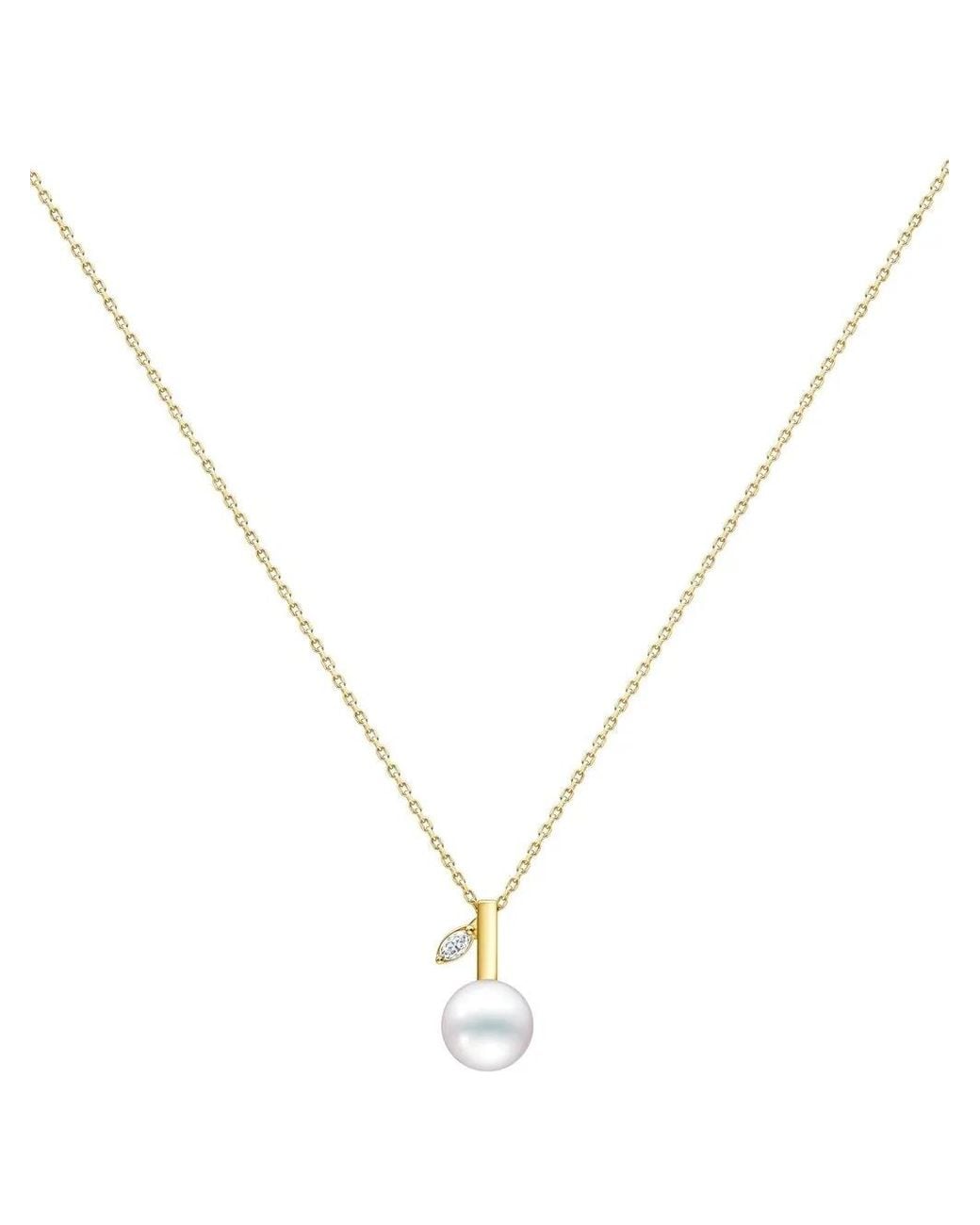 Tasaki Metallic 18Kt Kugel Necklace