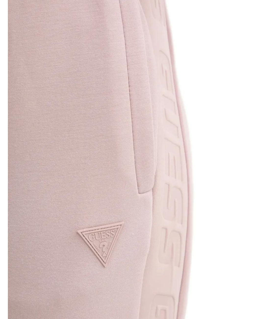 Guess Pink Side Logo Scuba Pants