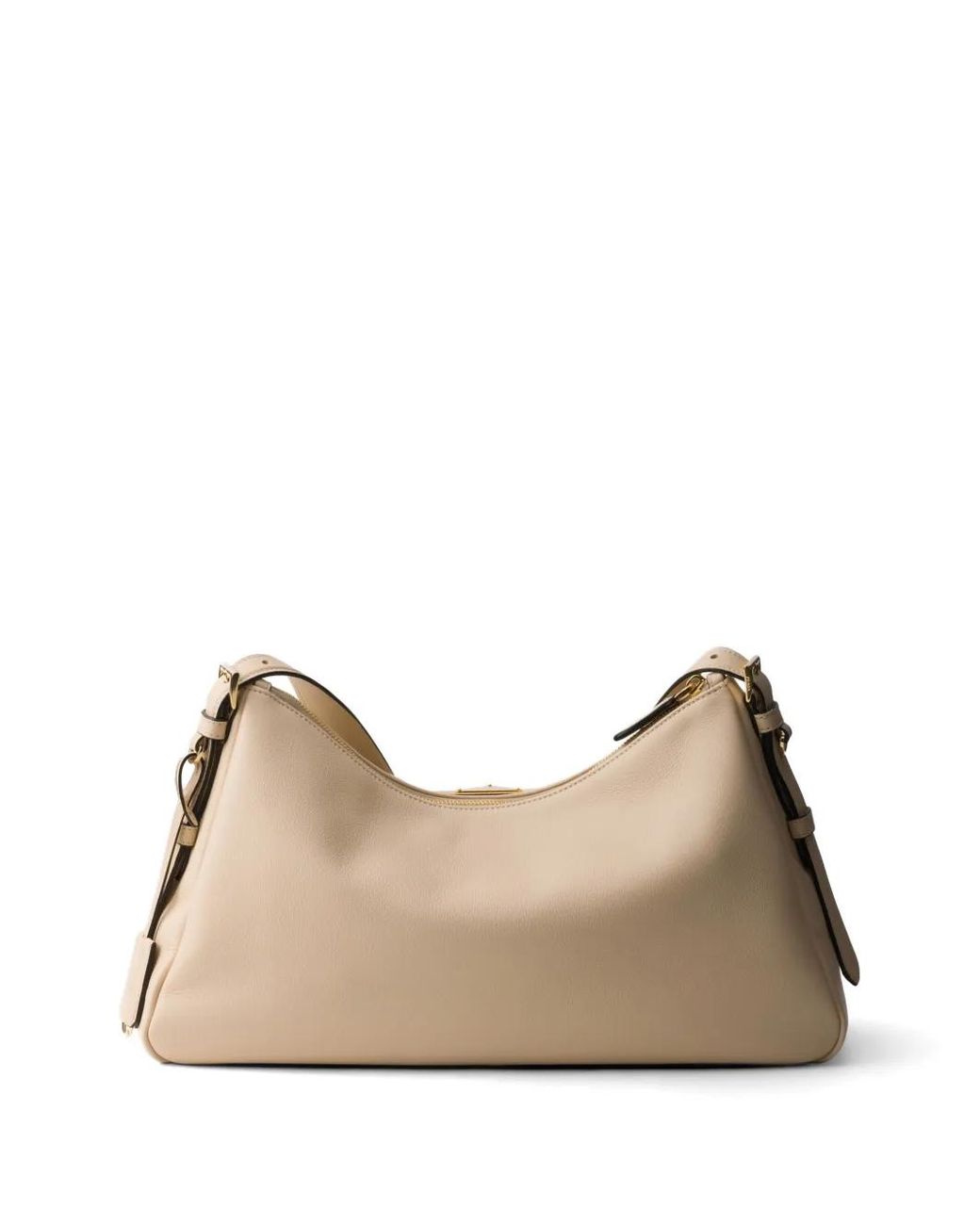 Prada Natural Large Aimée Shoulder Bag