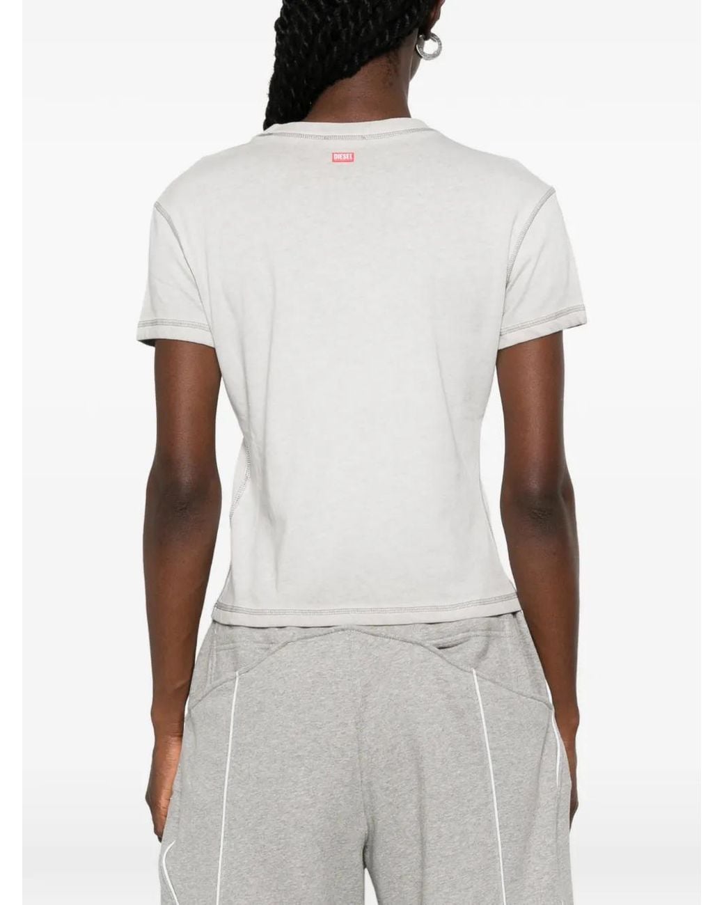 DIESEL Gray T-Ila-Aa7 Graphic-Print T-Shirt