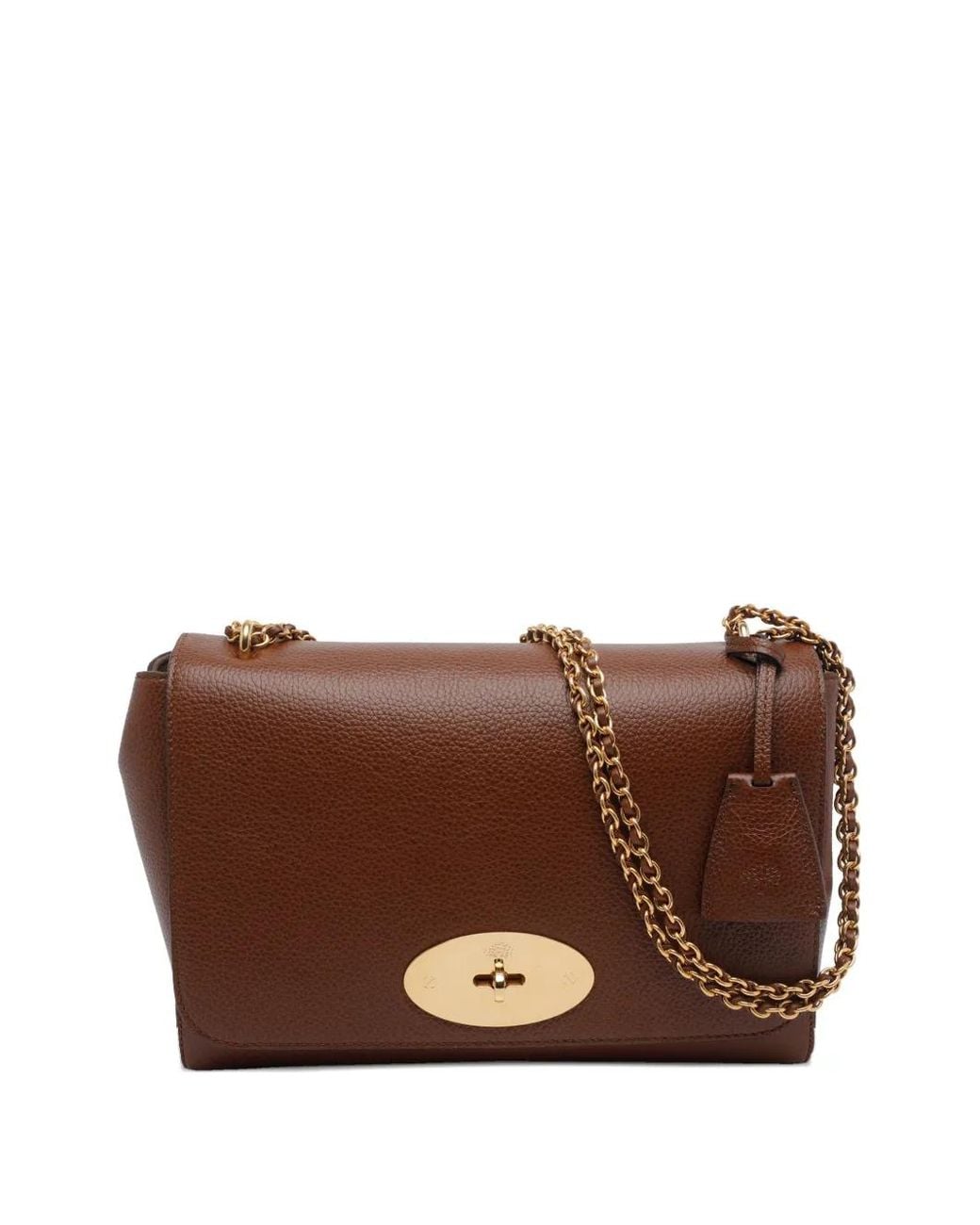 Mulberry Brown Medium Lily Chain Shoulder Bag