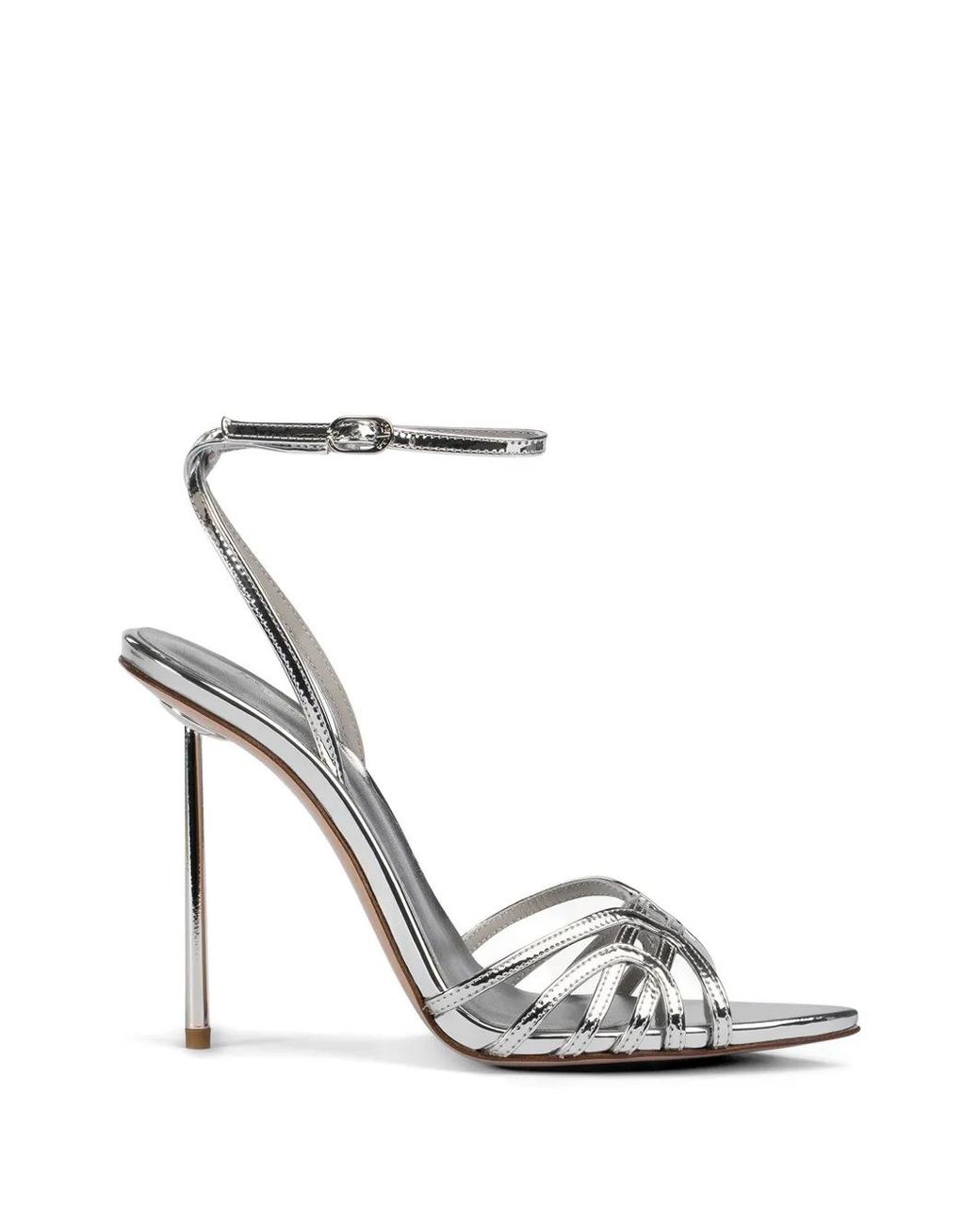 Le Silla White Bella Strappy Sandals