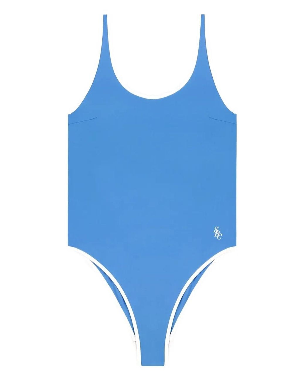 Sporty & Rich Blue Carla Swimsuit