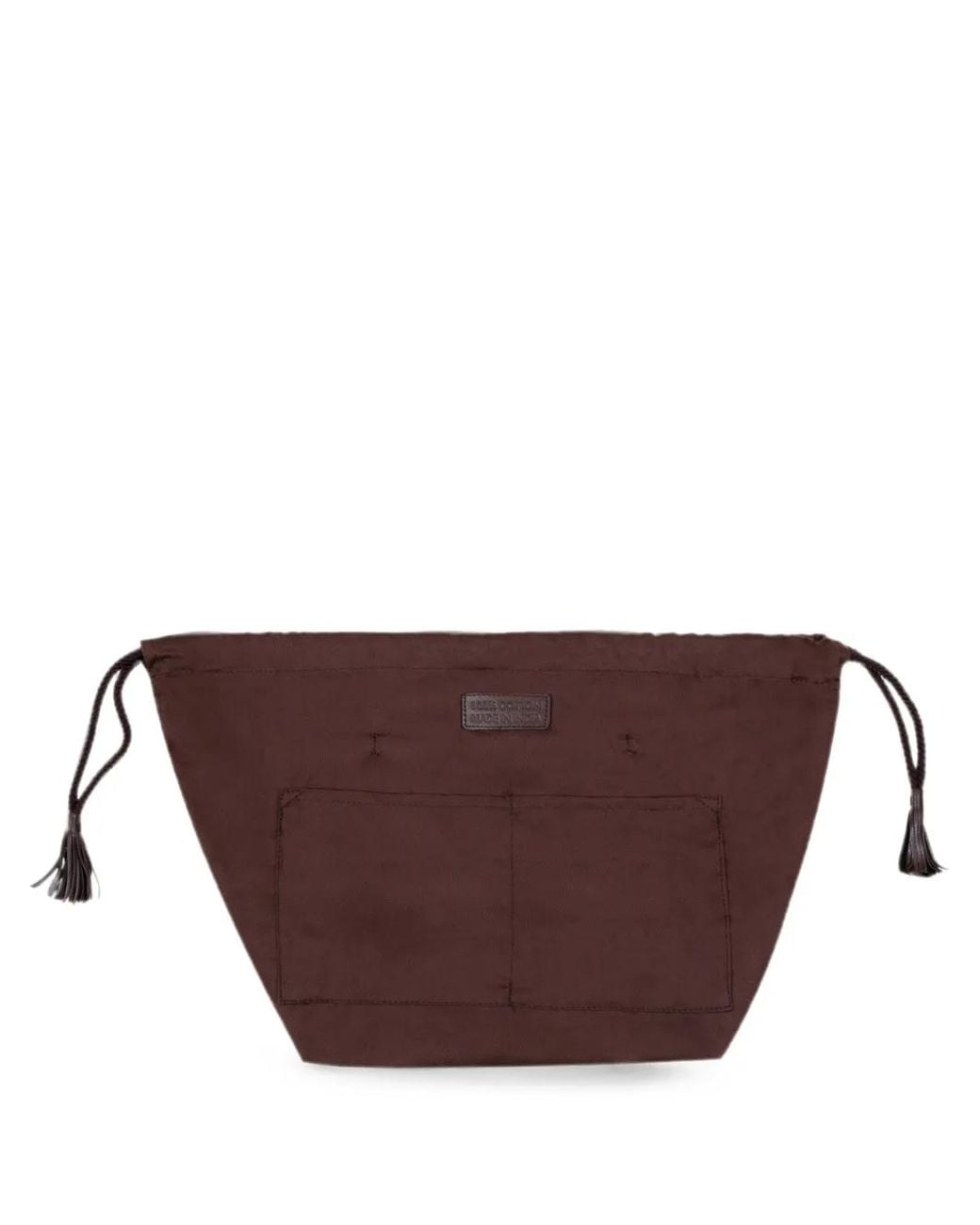 Dragon Diffusion Brown Tassel-Detail Clutch Bag