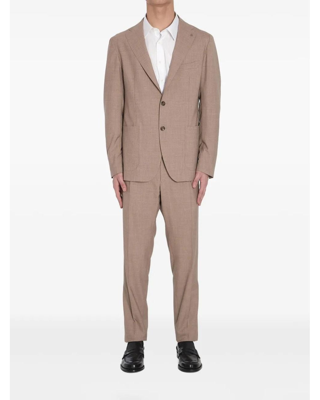 Tagliatore Natural Single-Breasted Suit for men