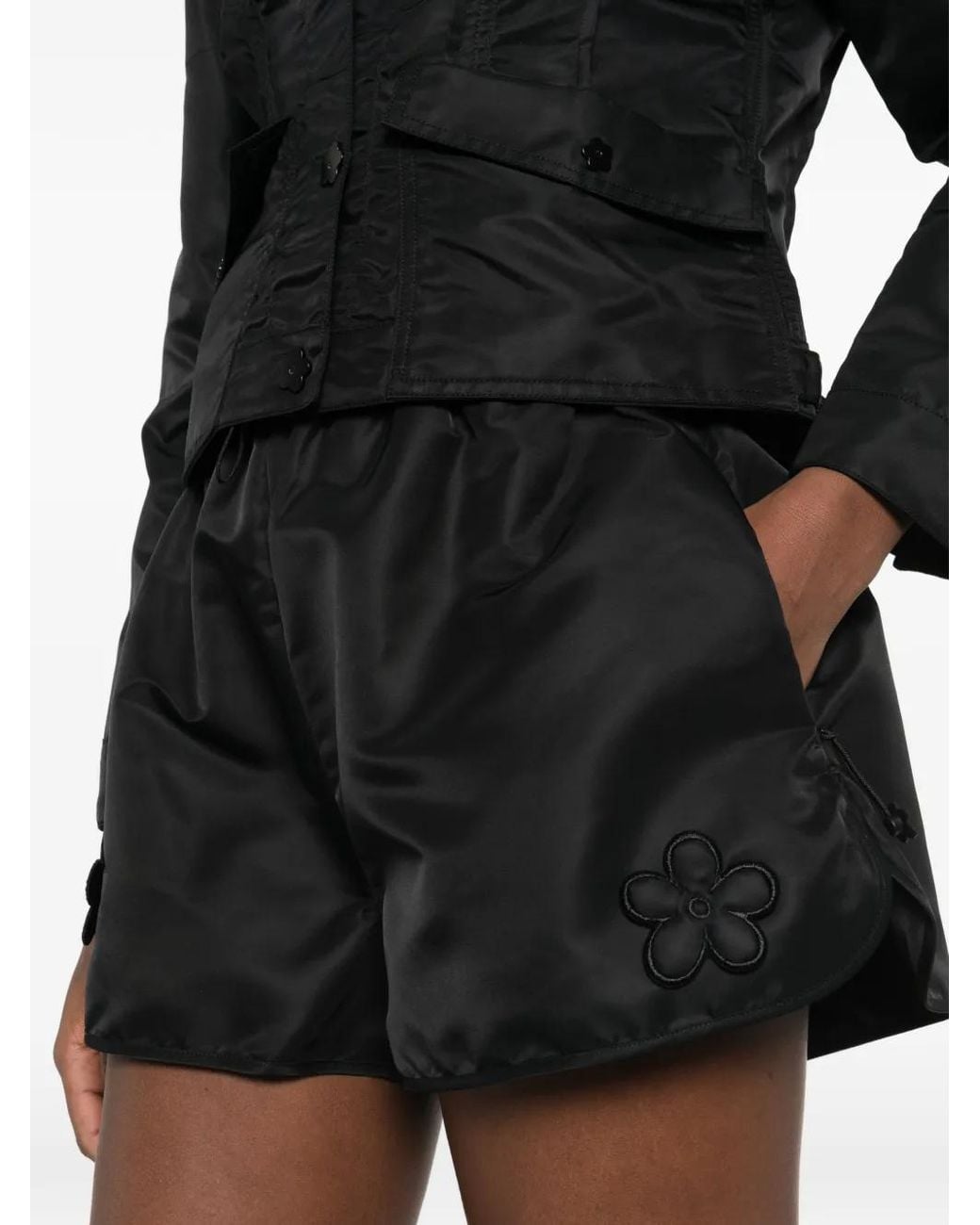 CECILIE BAHNSEN Black Colette Shorts