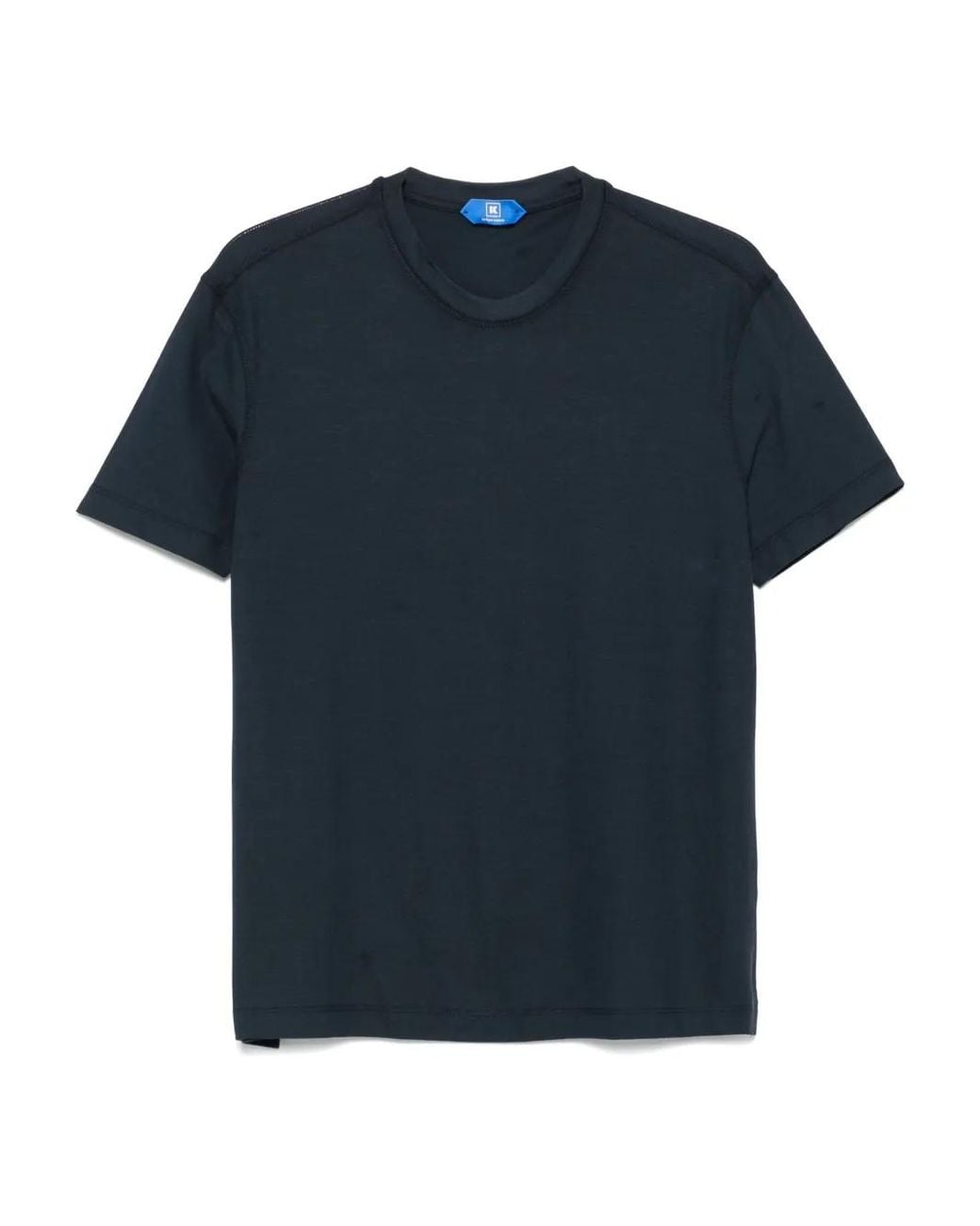 KIRED Blue Cotton T-Shirt for men