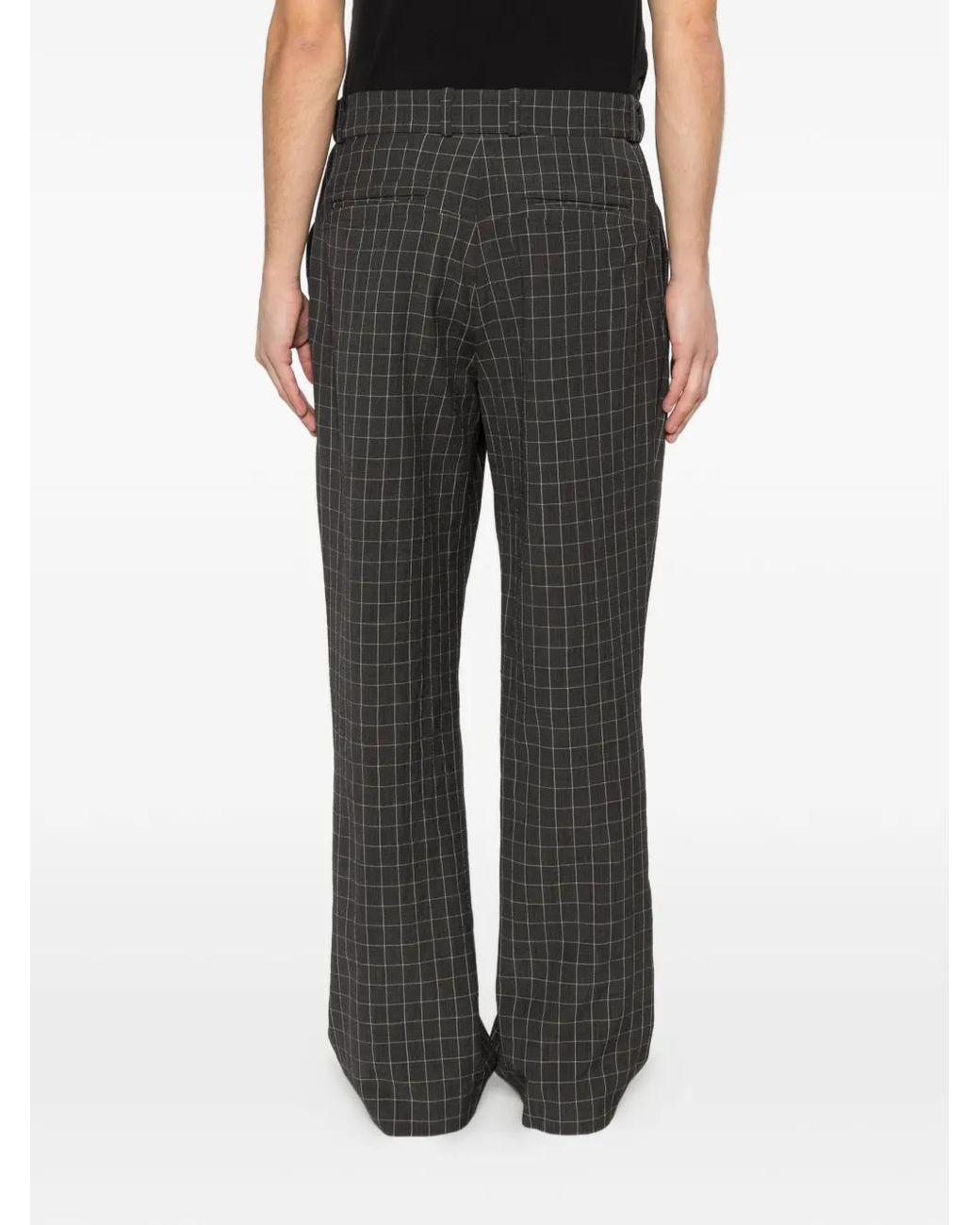 Kiko Kostadinov Gray Minna Gathered Trousers for men
