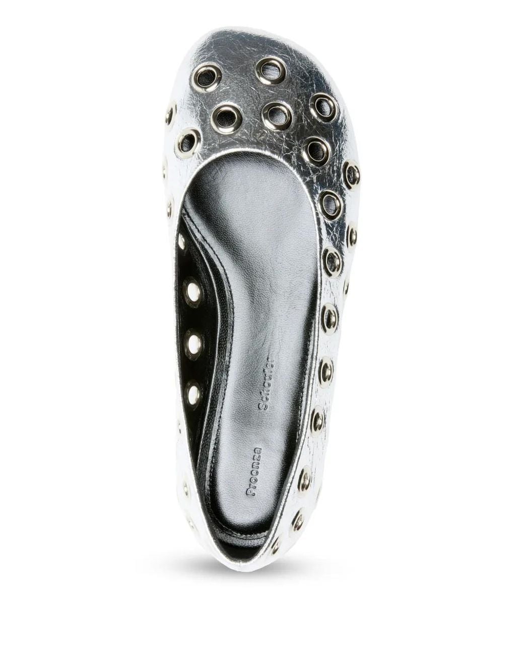 Proenza Schouler White Glove Grommet Ballerina Shoes