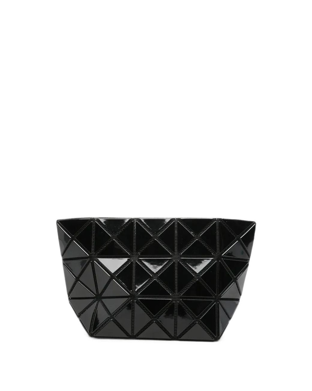 Issey Miyake Black Geometric-Panelled Mini Bag