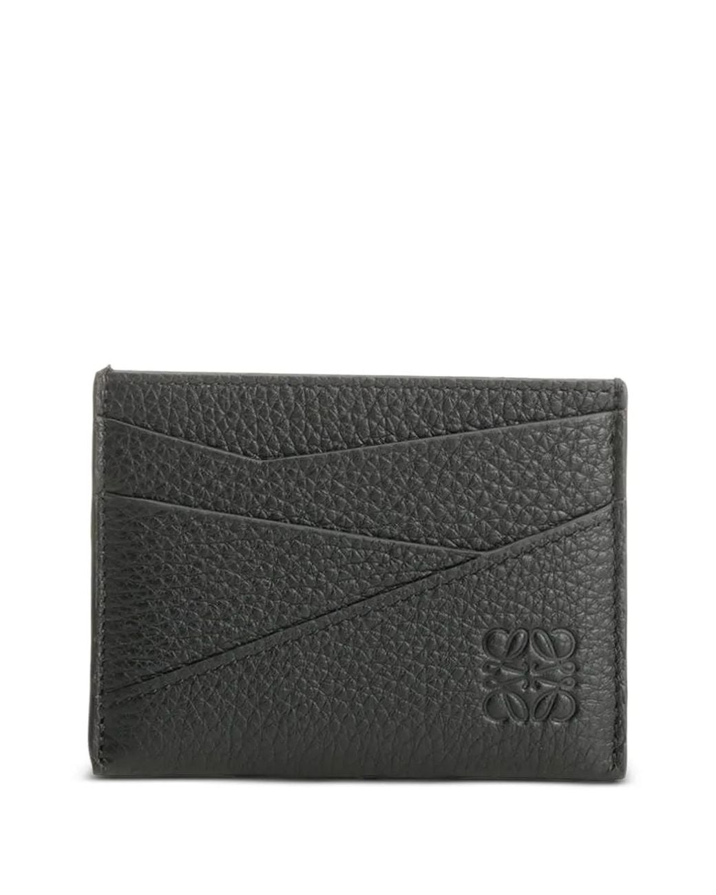Loewe Gray Puzzle Plain Cardholder for men