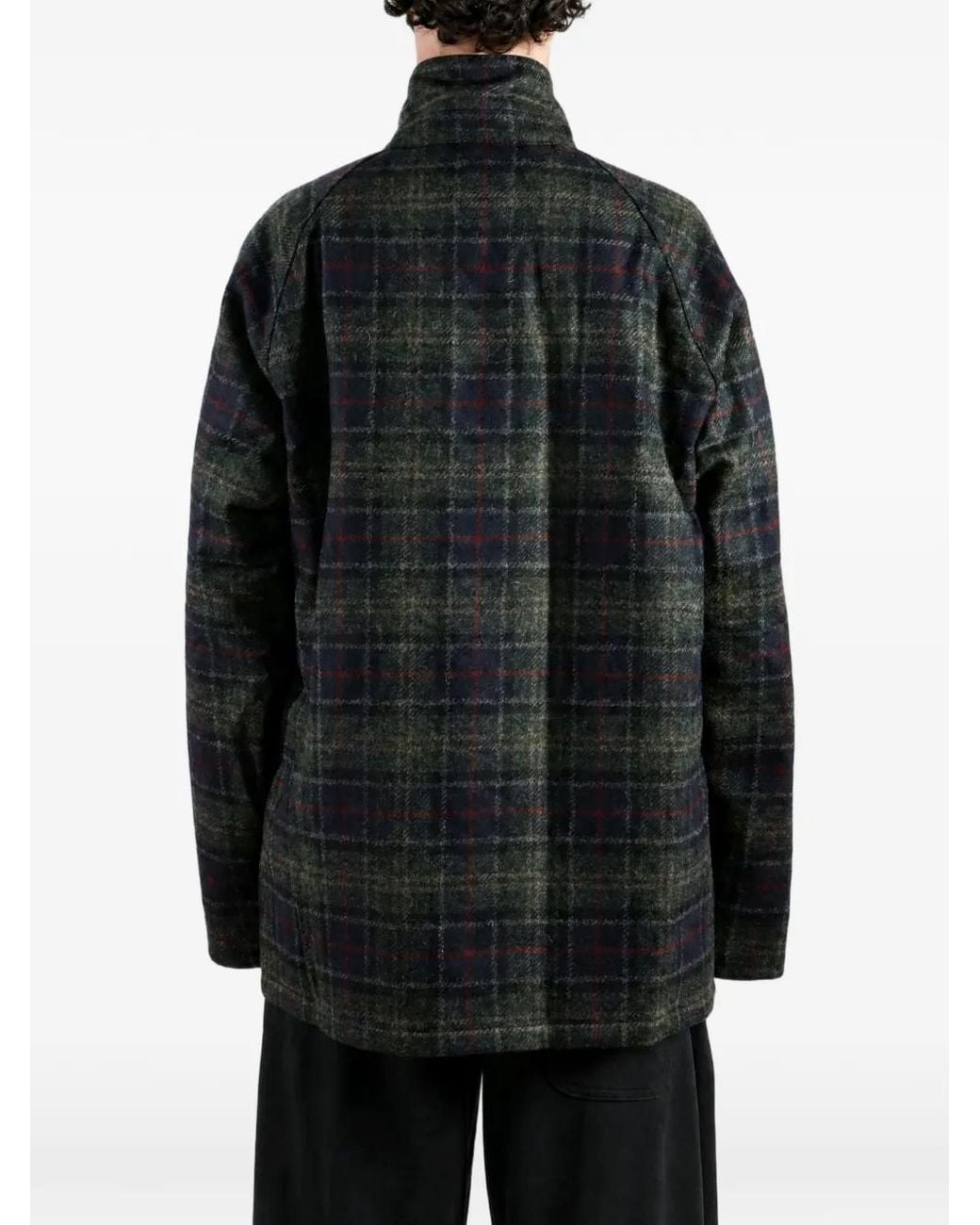 Barbour Black Bedale Wool Jacket for men